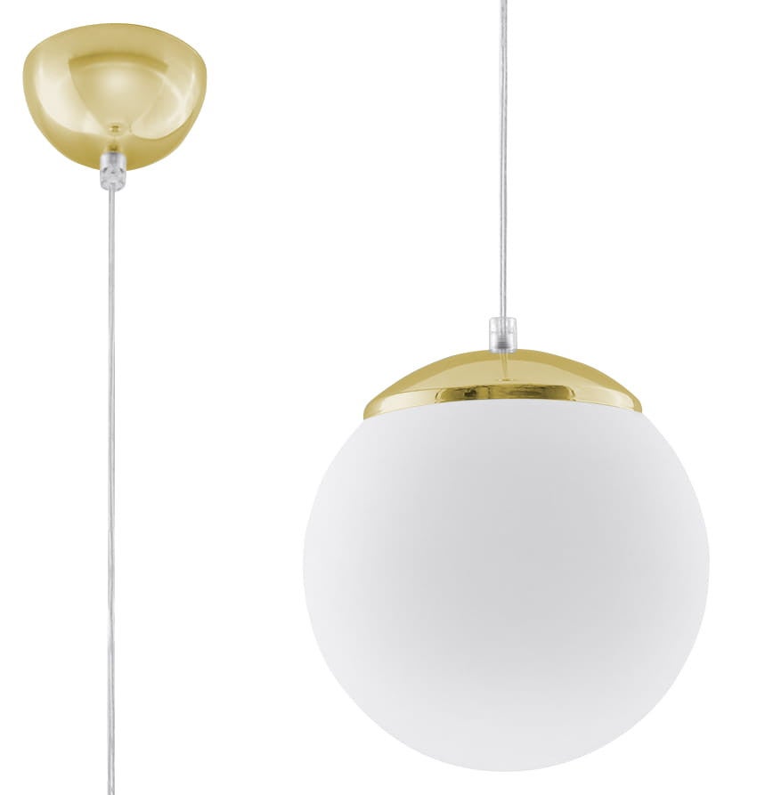 Lampa wisząca UGO 20 złota marki Sollux Lighting model SL.0715