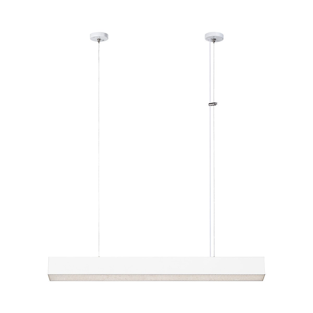 Lampa wisząca / sufitowa nowoczesna do jadalni nad stół biała liniowa 80 cm zmienna barwa LED 32W MIRA Light Prestige