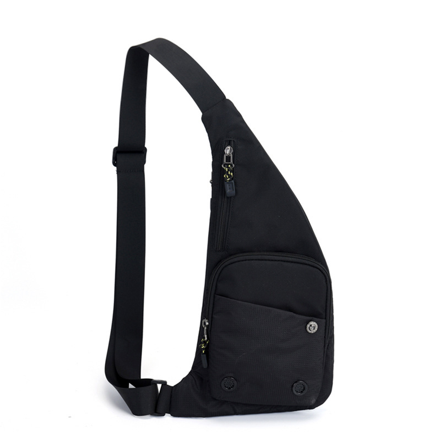 zewnętrzny Sports torba, wodoodporny Single-Chest torba, Single-Shoulder na ramię torba, Multifunctional wodoodporny Nylon Casual torba czarny