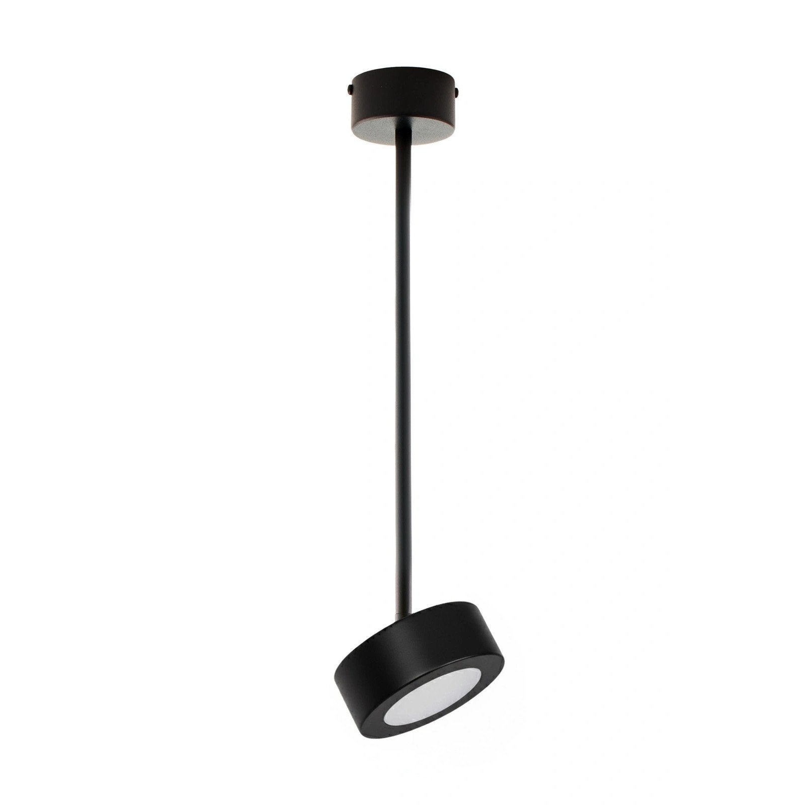 Lampa sufitowa nowoczesna czarna reflektorek oczko 1xGX53 12W BAR Sigma Lighting