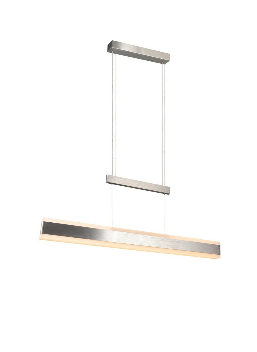 Lampa wisząca LED ARCOLA 45W Odcienie bieli 5250lm metal srebrna wym:174x152x6cm IP20 Trio