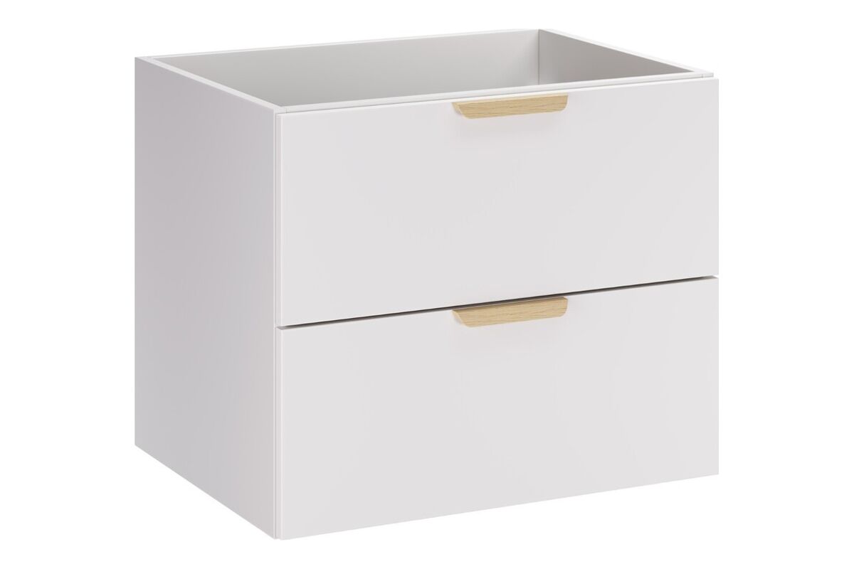 Szafka łazienkowa ASTER WHITE 60 cm biały mat 2 szuflady