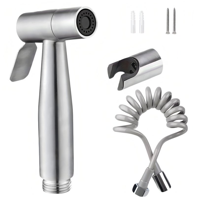 Bidetka toaletowa WC, Bidetka WC, Bidetka WC Inox, Zestaw rozpylacza bidetowego ze stali nierdzewnej, Bidetka toaletowa WC