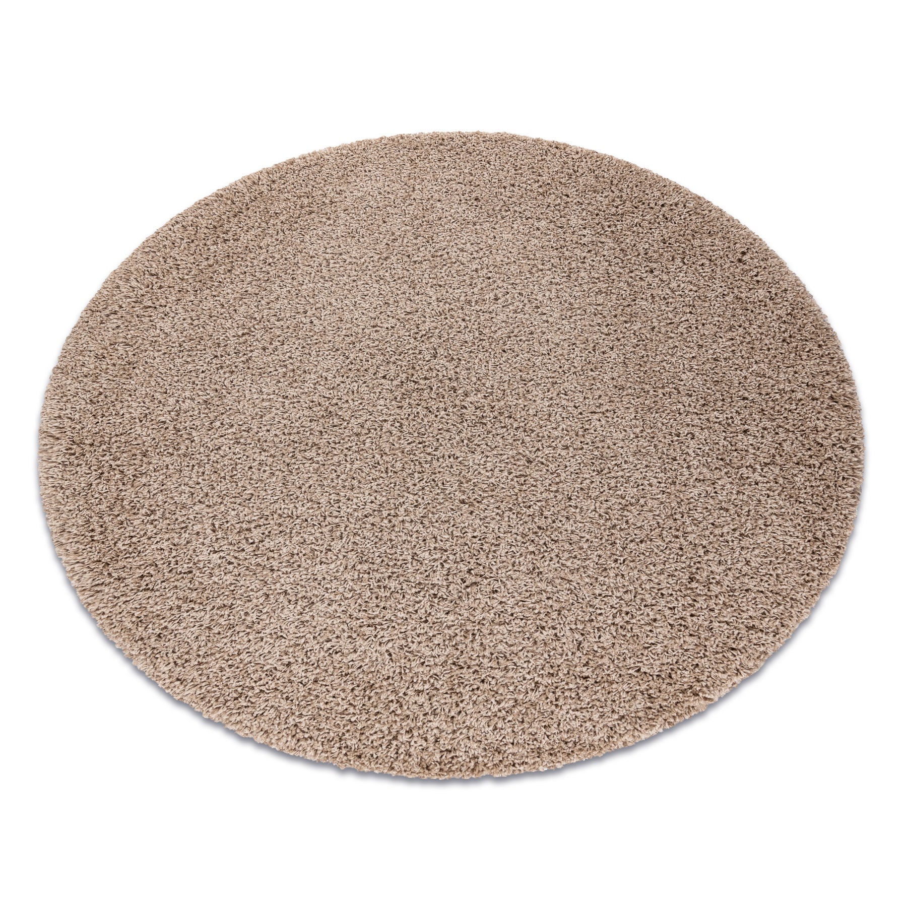 Dywan SOFFI koło shaggy 5cm beż koło 120 cm