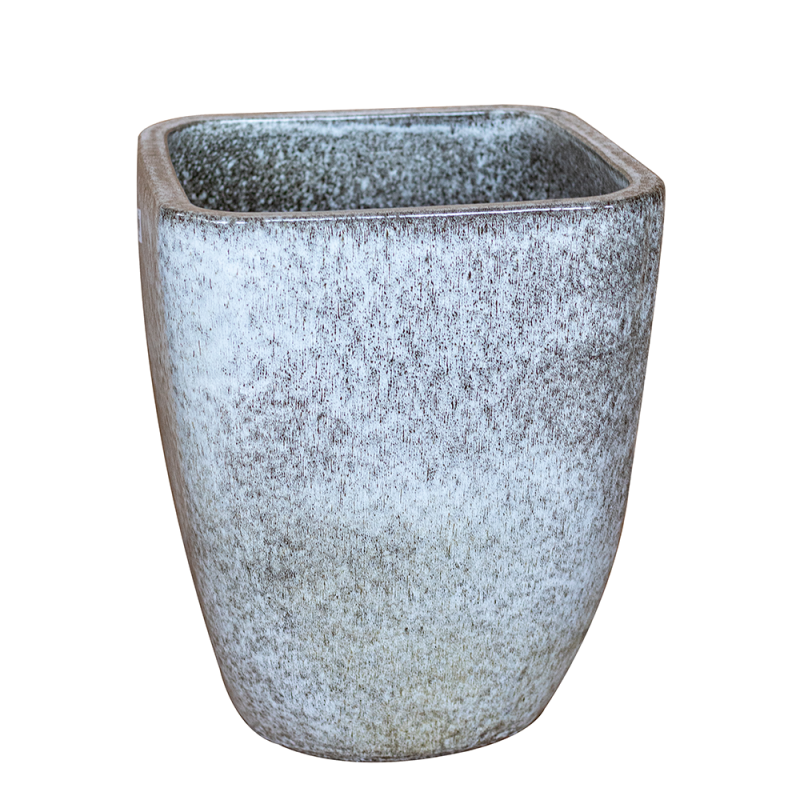 Donica ceramiczna Provencelia VAUBAN Kolorowy, sred.34 x H43 cm, mrozoodporna, rękodzieło, szkliwiona