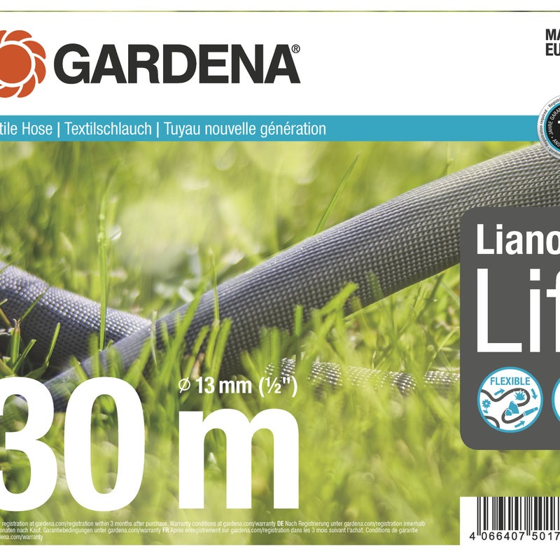 Wąż Ogrodowy Gardena Liano Life 30 m Odporny na UV i Mróz