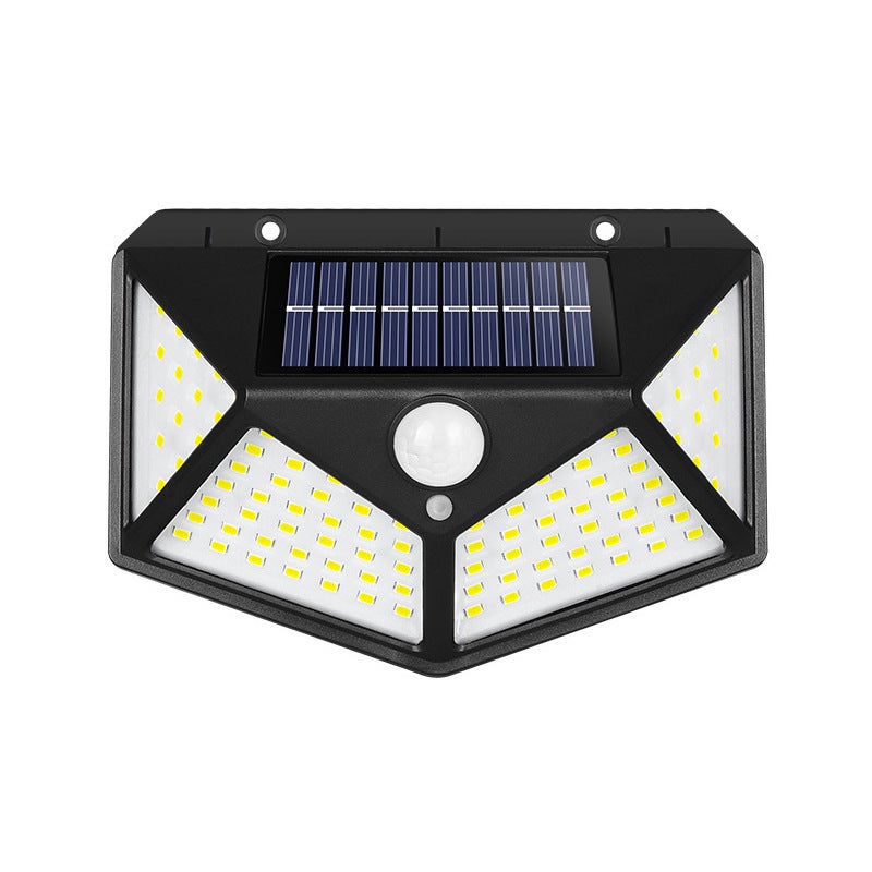 Zewnętrzna lampa solarna 162 LED, zestaw 2 zewnętrznych lamp solarnych z czujnikiem ruchu