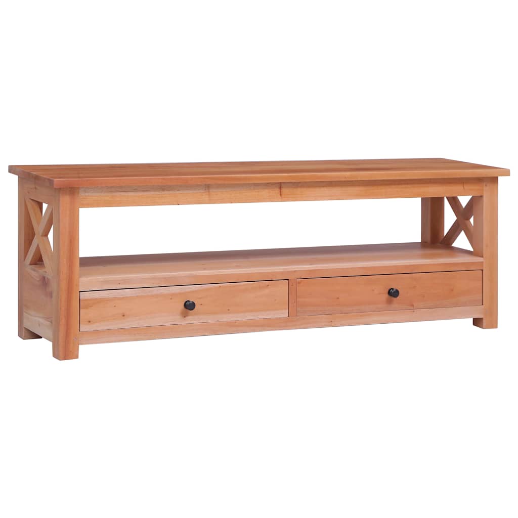 Szafka pod TV, 115x30x40 cm, lite drewno mahoniowe