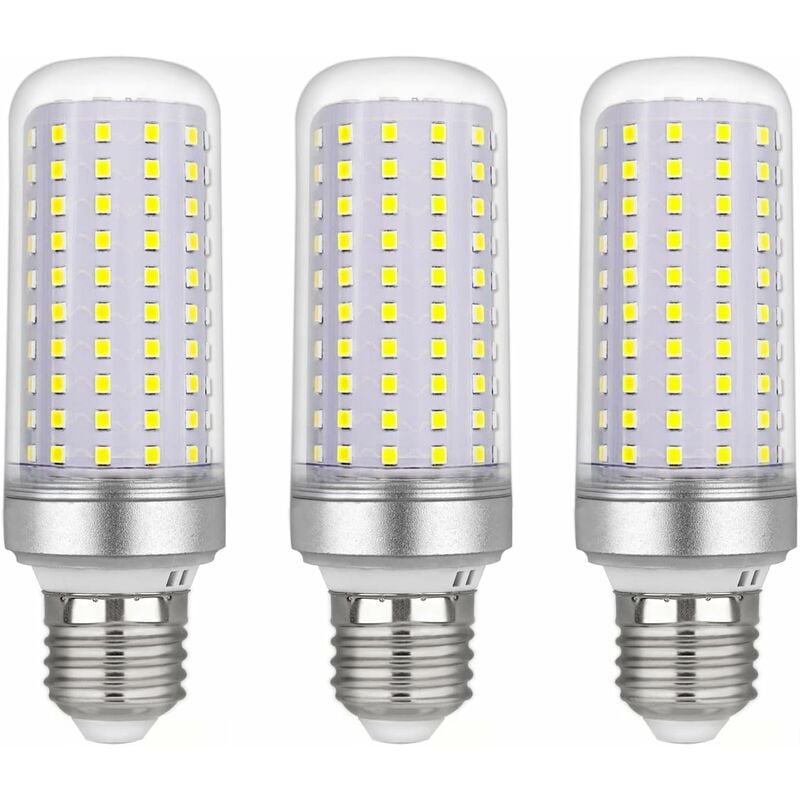 Zestaw 3 żarówek LED E27 30 W, do żyrandoli, plafonów, lamp stołowych i podłogowych.