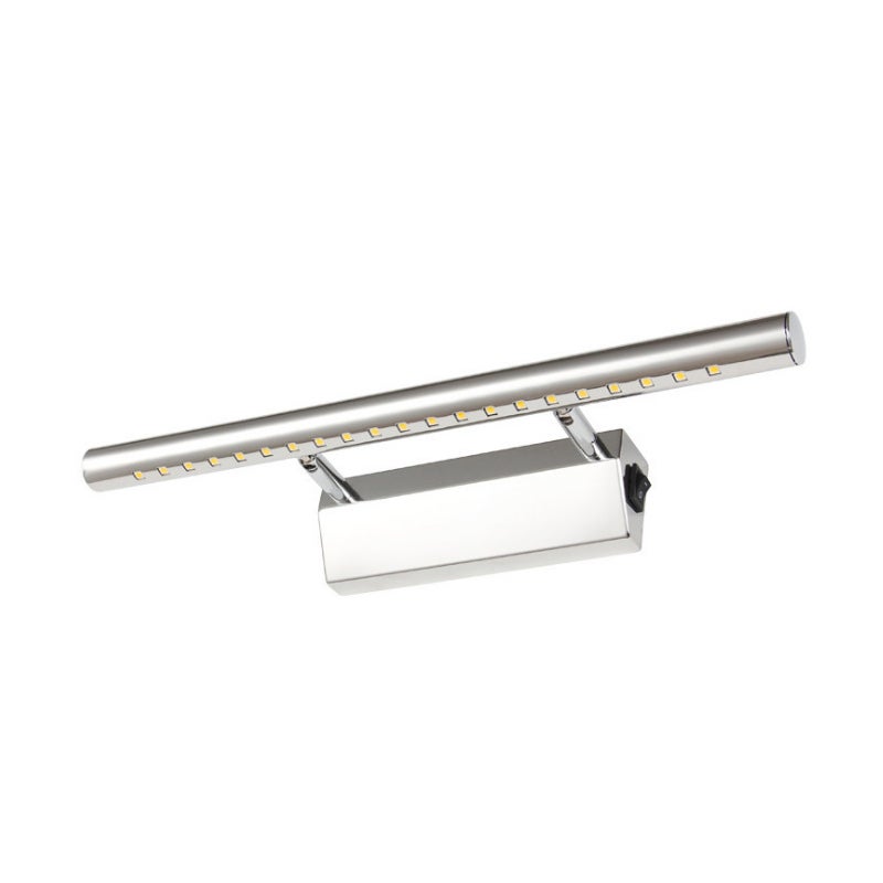 Kinkiet LED 5W do łazienki, wodoodporny, ze stalowym włącznikiem – 40 cm