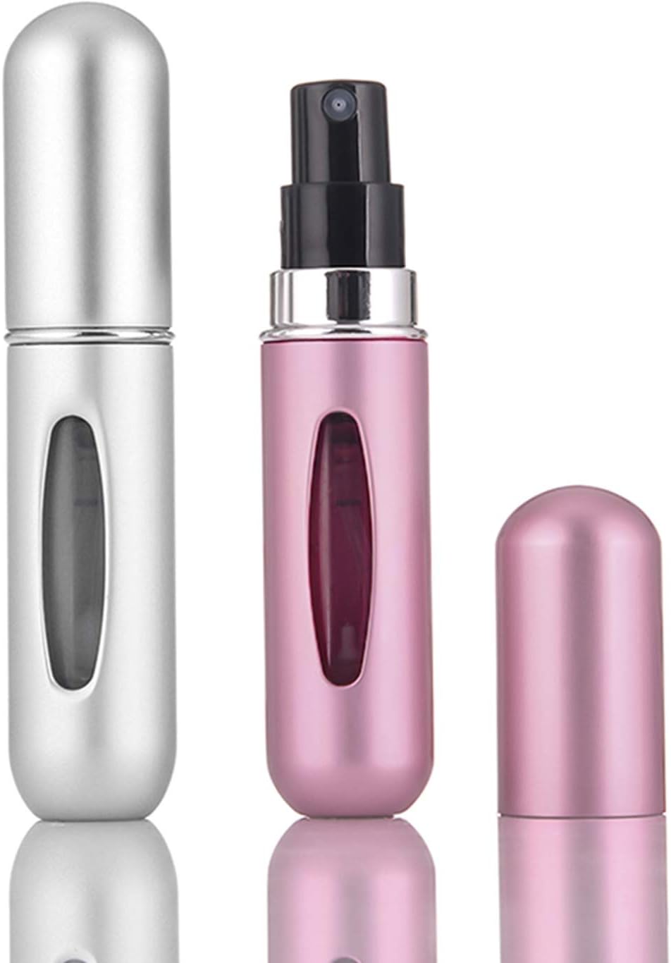 ml pusta, wielokrotnego użytku butelka z rozpylaczem do perfum, mini atomizer wielokrotnego użytku, przenośna butelka podróżna z rozpylaczem