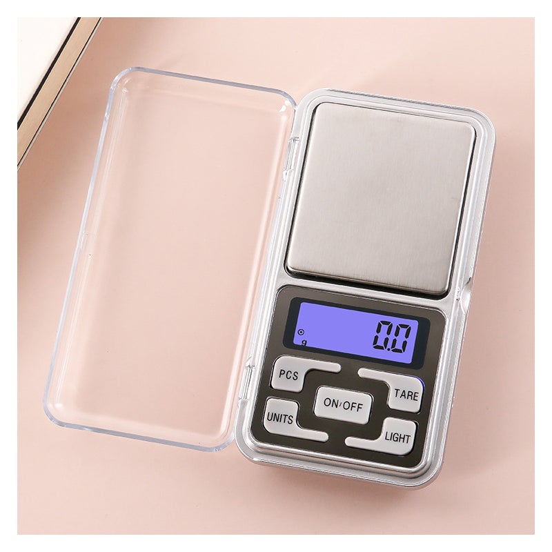 Precyzyjna waga kuchenna (1 sztuka), od 0,01 g do 500 g, mini waga wielofunkcyjna z wyświetlaczem LED i funkcjami, waga elektroniczna