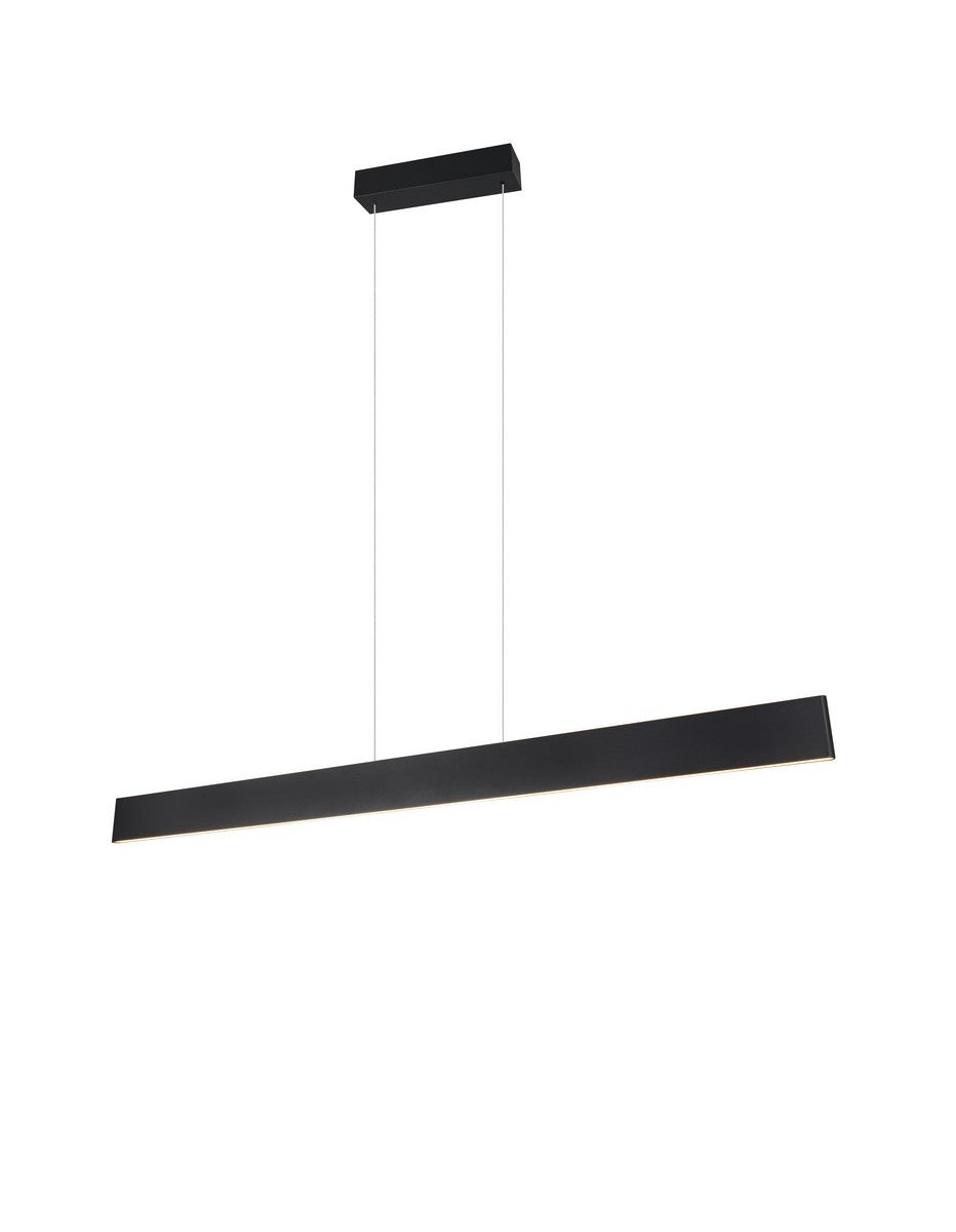 Lampa wisząca Galway czarna LED 35W 2700K-6000K 4200lm nad stół wym: 150 x 150 x 8 cm metal Trio