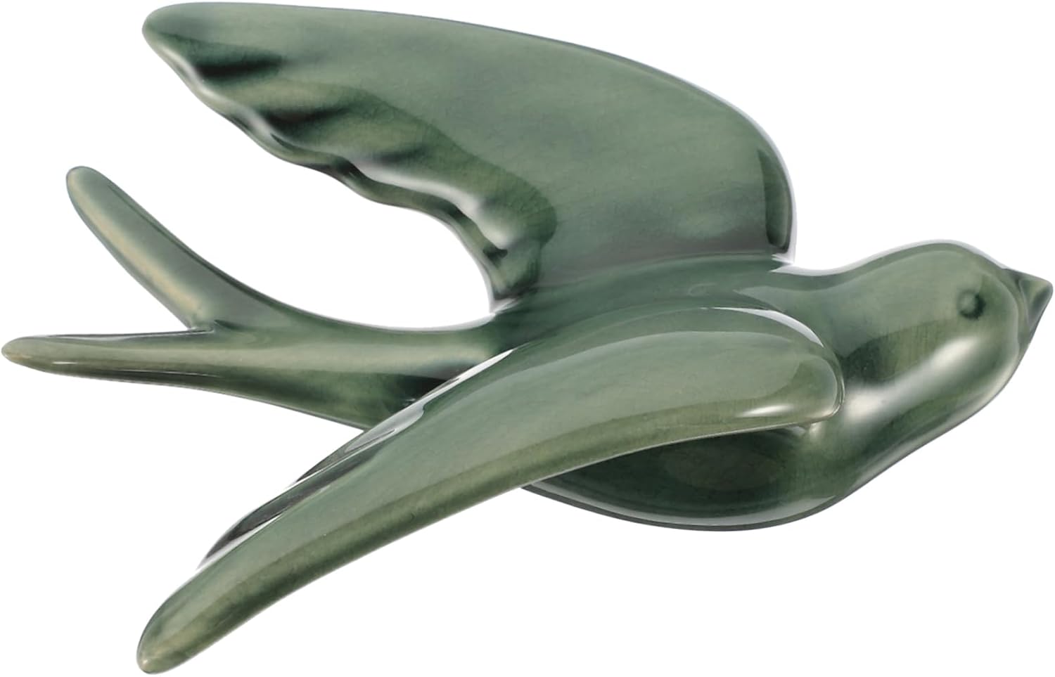 Ceramiczna figurka ptaka 3D do powieszenia na ścianie, dekoracja ścienna do łazienki, nowoczesny wystrój
