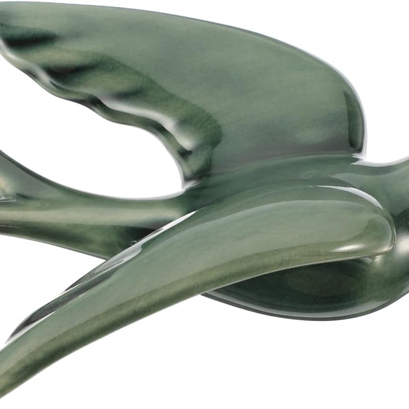 Ceramiczna figurka ptaka 3D do powieszenia na ścianie, dekoracja ścienna do łazienki, nowoczesny wystrój