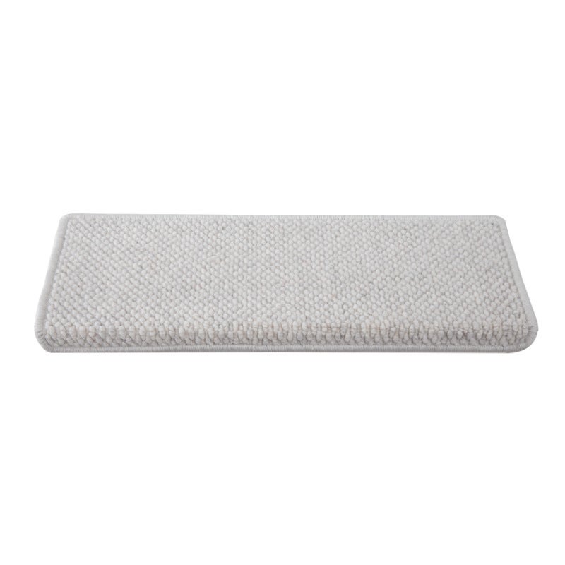 Gruby wełniany dywan na schody, samoprzylepny dywan na stopnie bez kleju, antypoślizgowy dywan bez kleju 65 cm x 24 cm