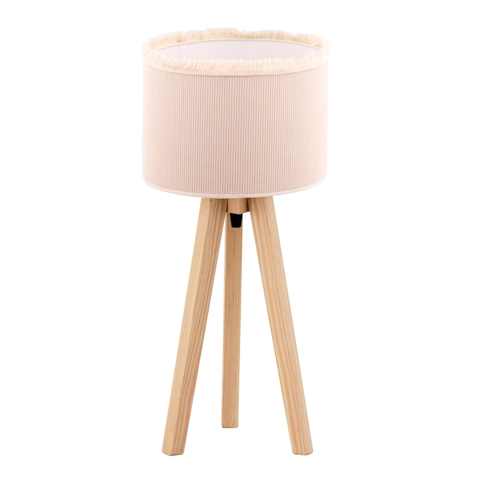 Lampka nocna na biurko lampa biurkowa LED z abażurem walec 17 cm ARBORIS