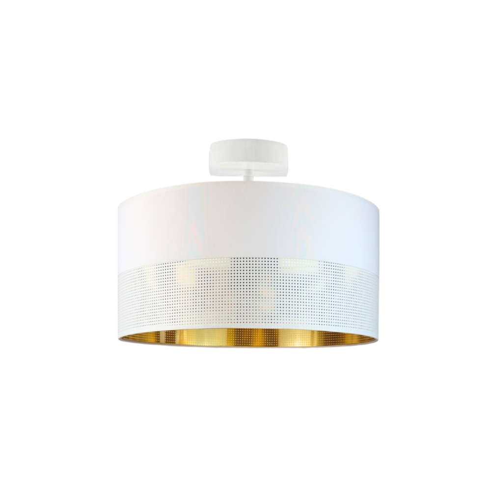 Lampa sufitowa żyrandol plafon z abażurem walec 30 cm BLUES