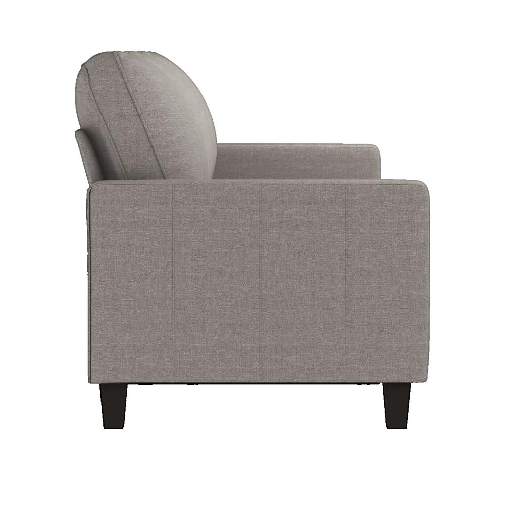 Sofa 3-osobowy vidaXL taupe stabilny i wygodny