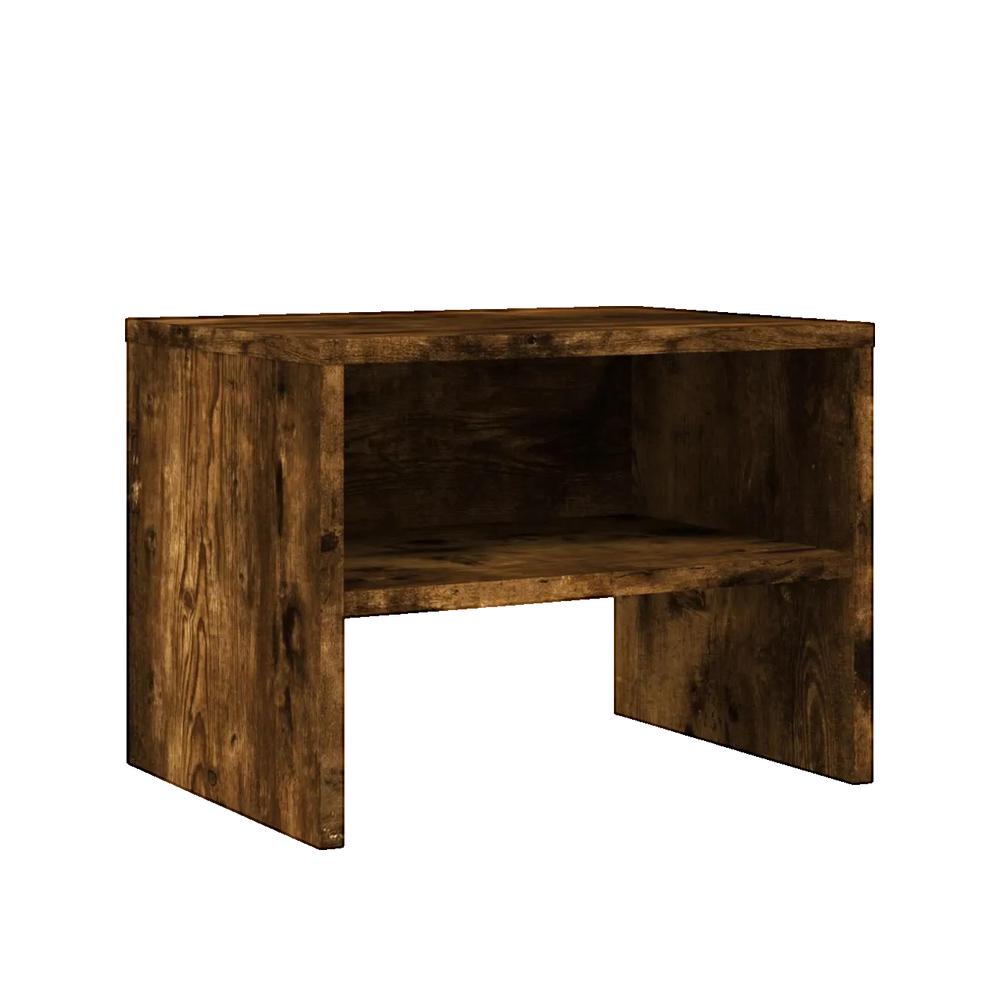 Stoliki nocne vidaXL 2 szt dąb dymiony 40x30x30 cm drewno inżynieryjne