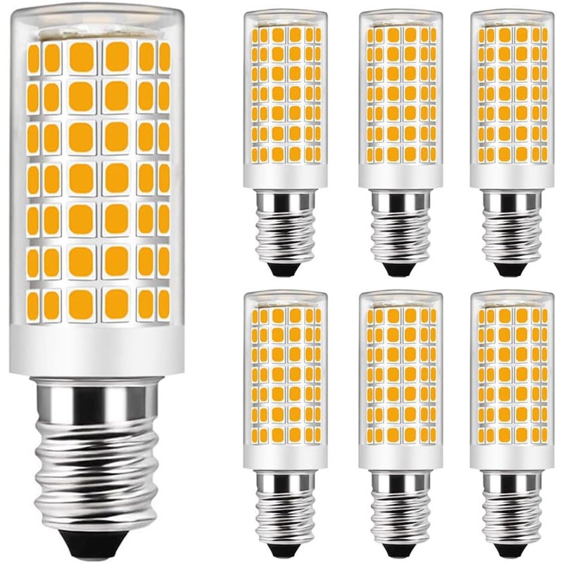 Żarówka LED E14 9W, odpowiednik żarówki halogenowej 75W, 750lm, barwa ciepła biała 3000K, żarówki LED E14, nieściemnialne, AC 220-240V, zestaw 6 szt.