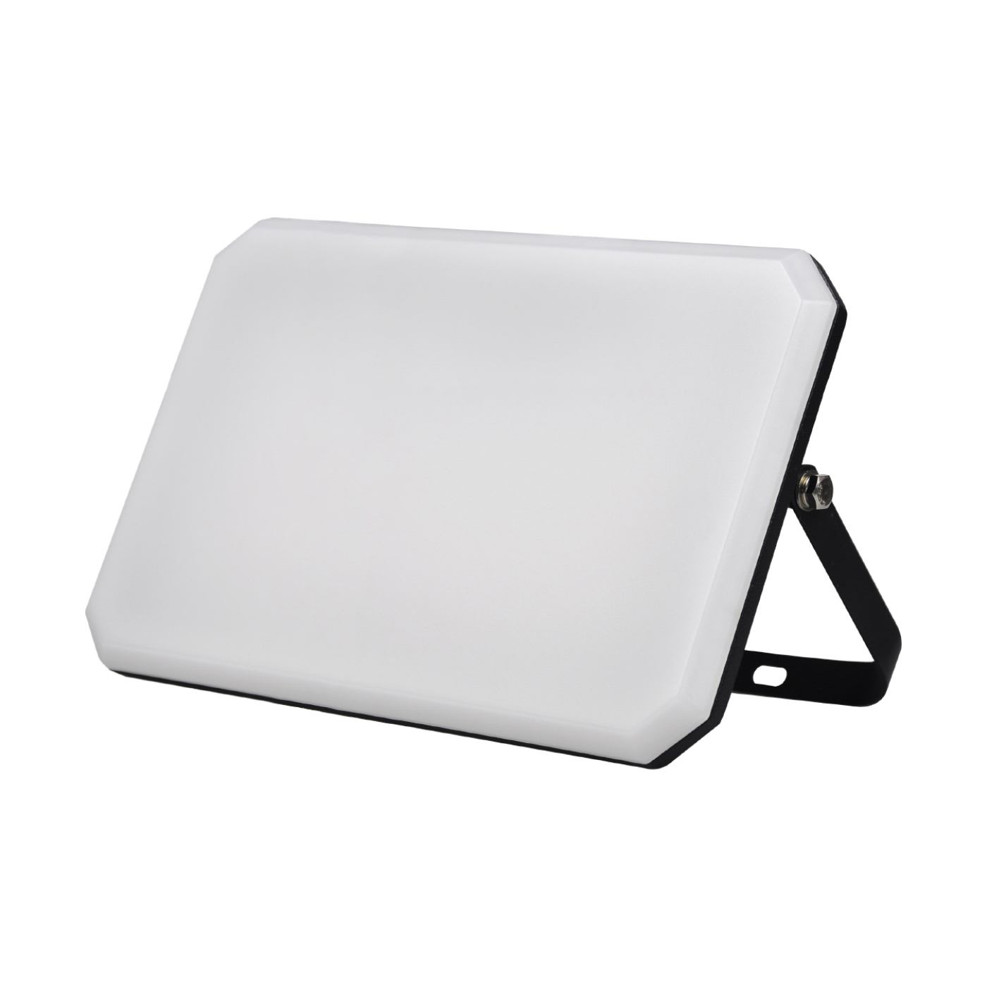 Czarny projektor LED zewnętrzny reflektor 230V 150W 4000K klosz mleczny 15000lm 321x222x34,5 mm