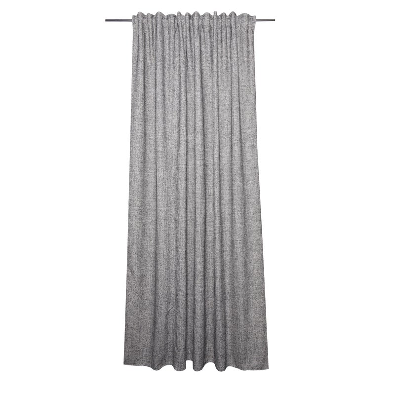 Zasłona zaciemniająca JAXON - szer. 200 x wys. 280 cm - poliester - szary