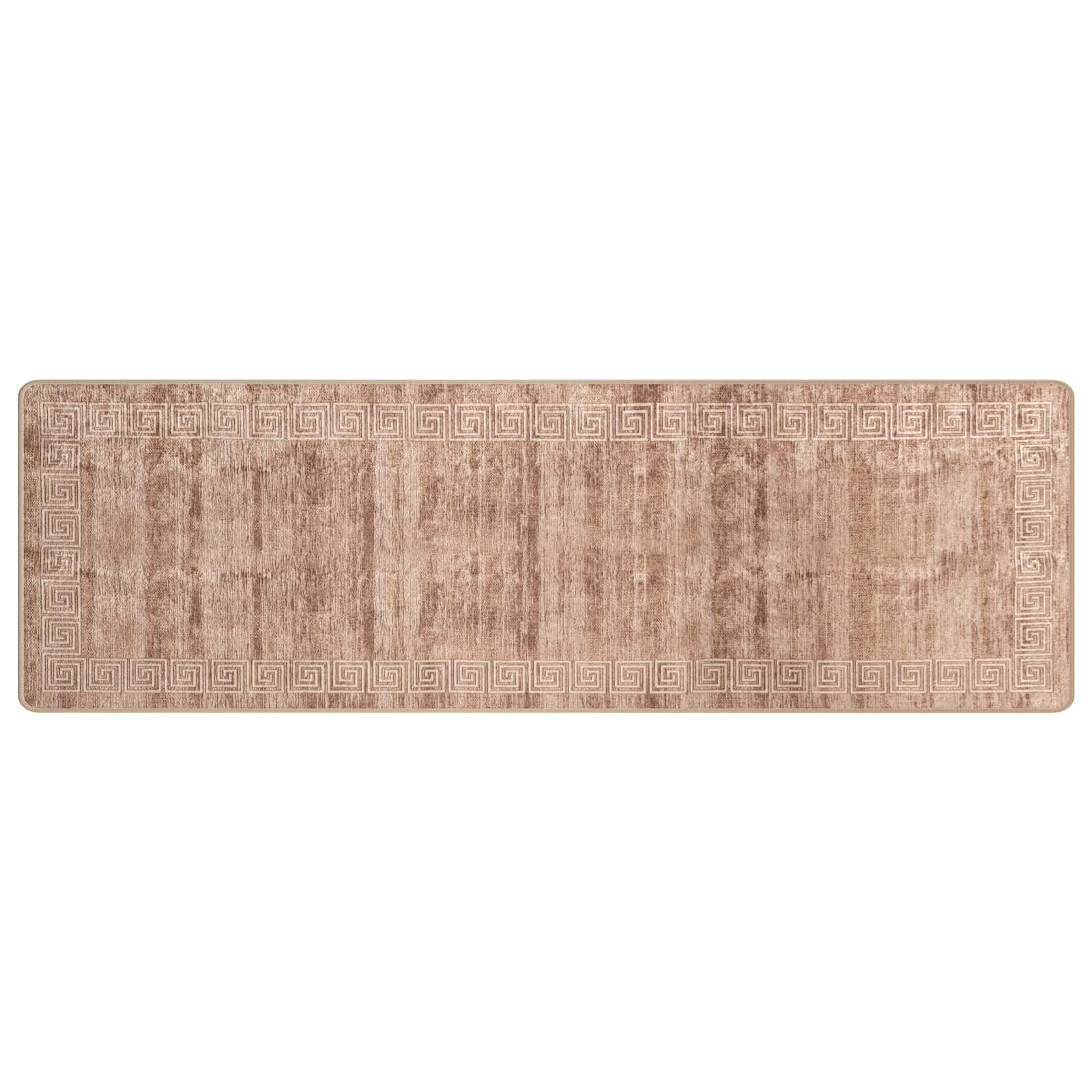 Chodnik dywanowy MARSA Biały 80 x 400 cm Poliester i PVC