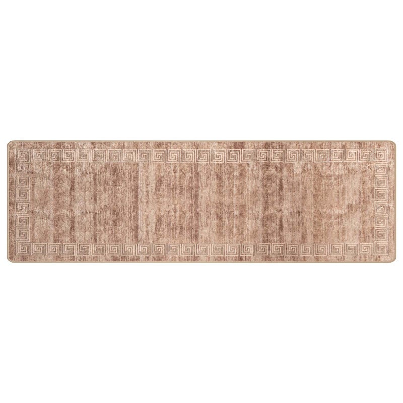 Chodnik dywanowy MARSA Biały 80 x 400 cm Poliester i PVC