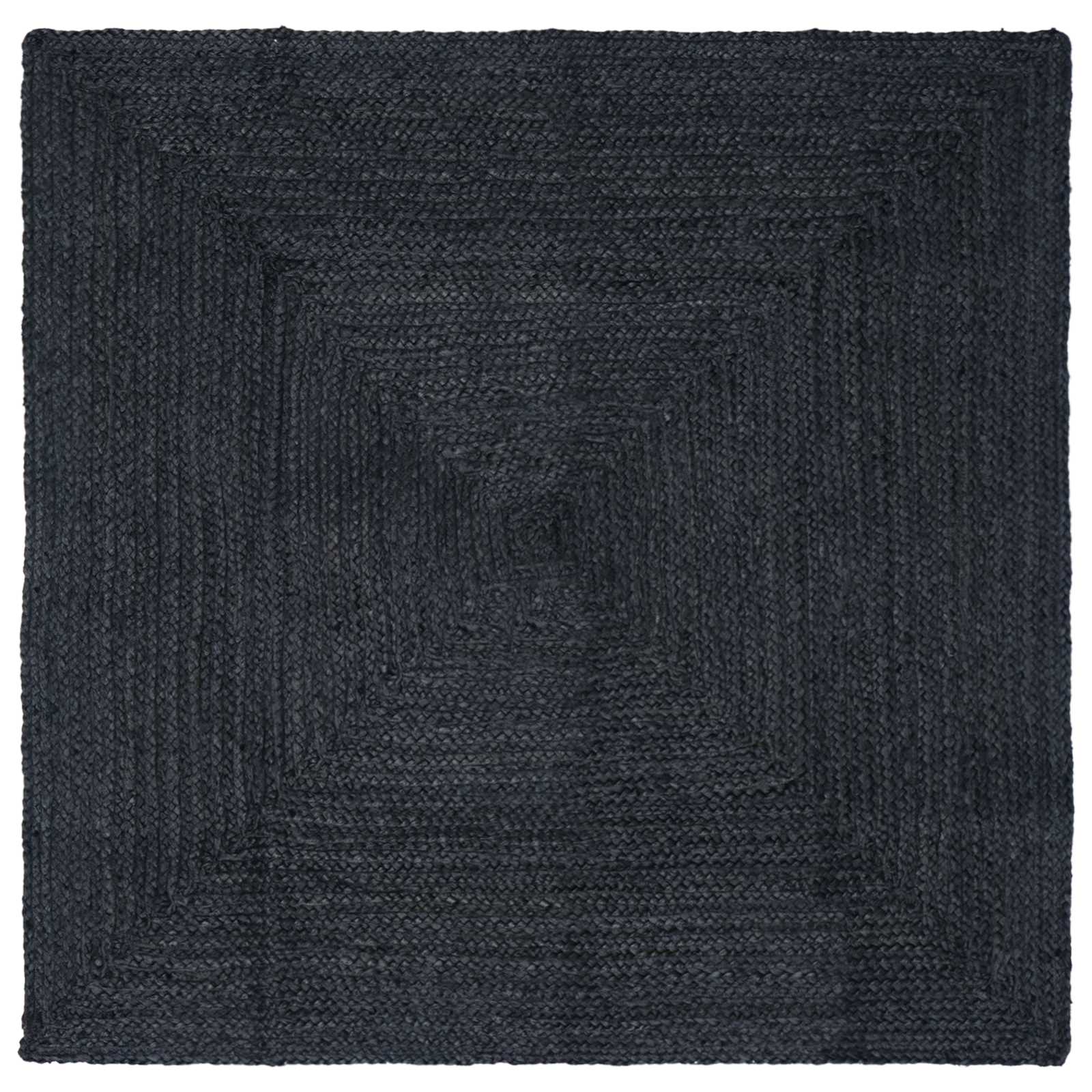Dywany pokojowe Kwadrat ciemnoszary 160 x 160 cm Juta