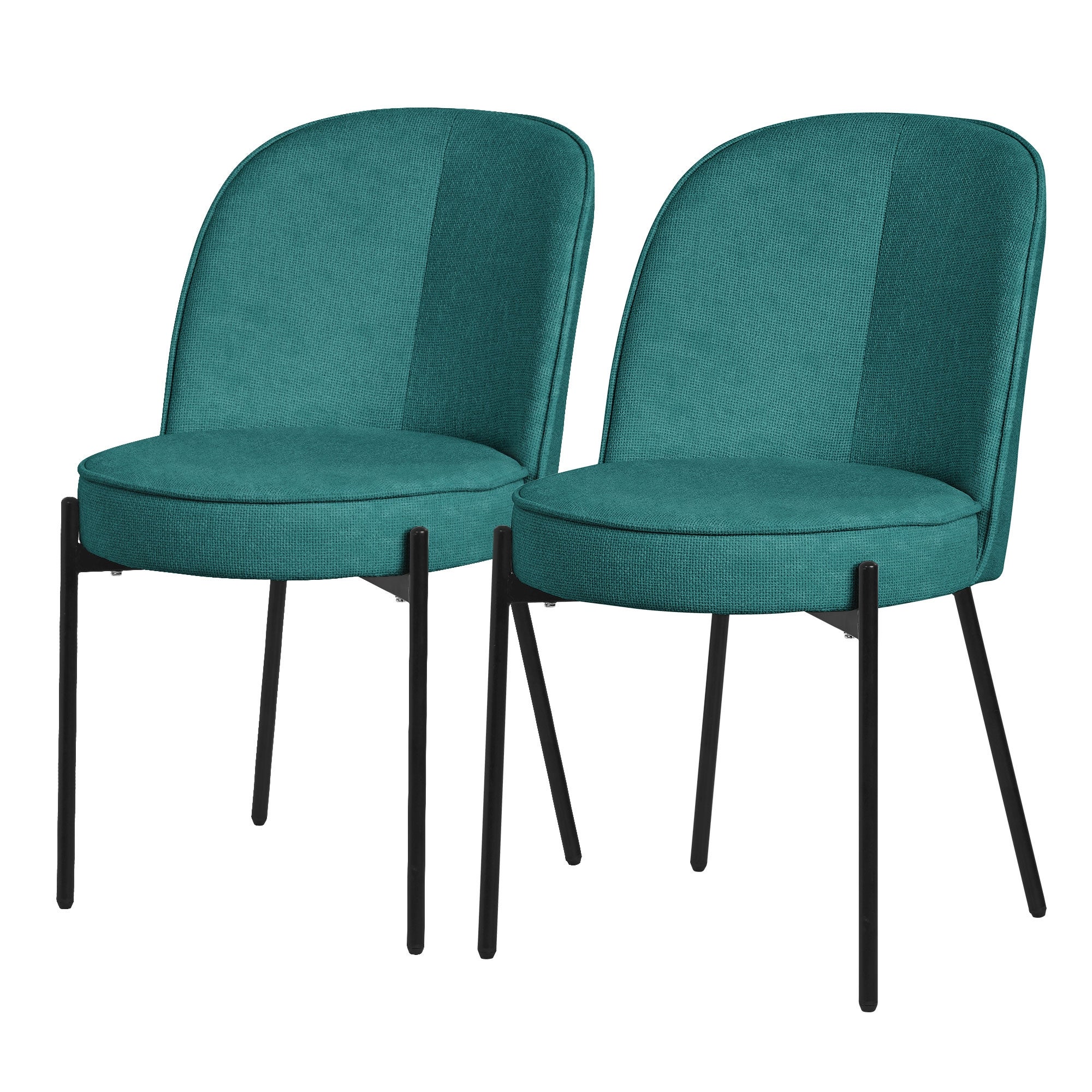 ML-Design krzesła okrągłe do jadalni zestaw 2 benzyna tapicerowane fotele krzesła kuchenne ergonomiczne wygodne metalowe nogi styl nowoczesny