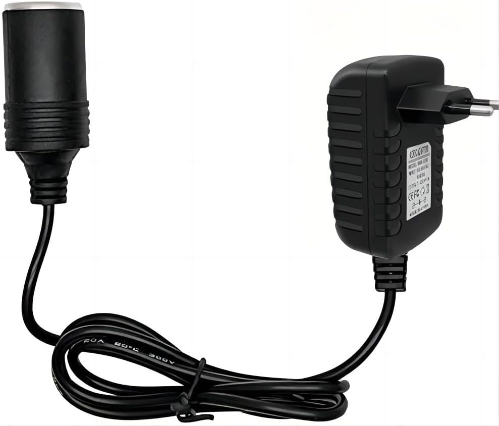 Adapter wtyczki zapalniczki samochodowej 12 V 2 A, konwerter AC/DC do systemu nawigacyjnego, konwerter zasilania
