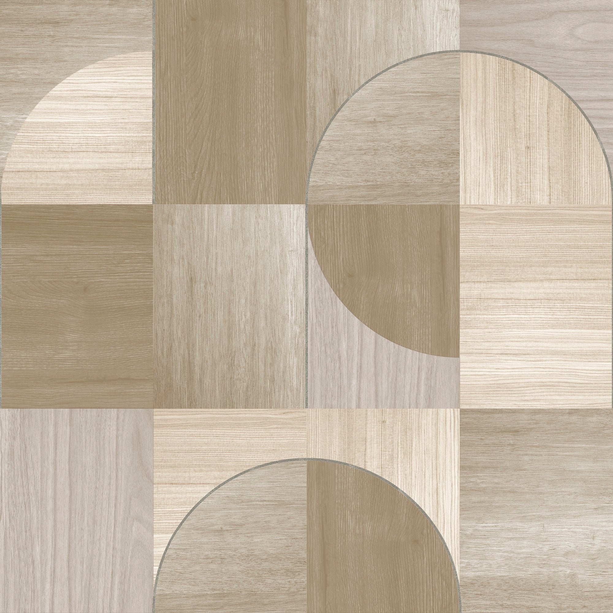 Tapeta flizelinowa - Easy Decor WOOD CIRCLES