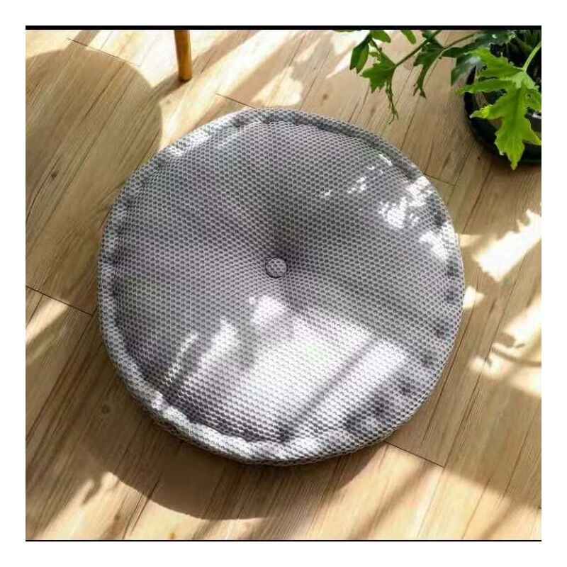 Poduszki na krzesła, poduszki na krzesła do domu, biura, ogrodu, kuchni i salonu, 40 cm (jasnoszary)