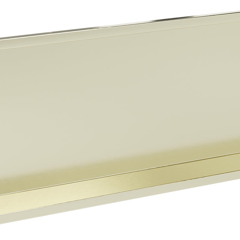 Mexen X-Wall-R półka wnękowa z kołnierzem 90 x 30 cm, złota szczotkowana - 1950903010