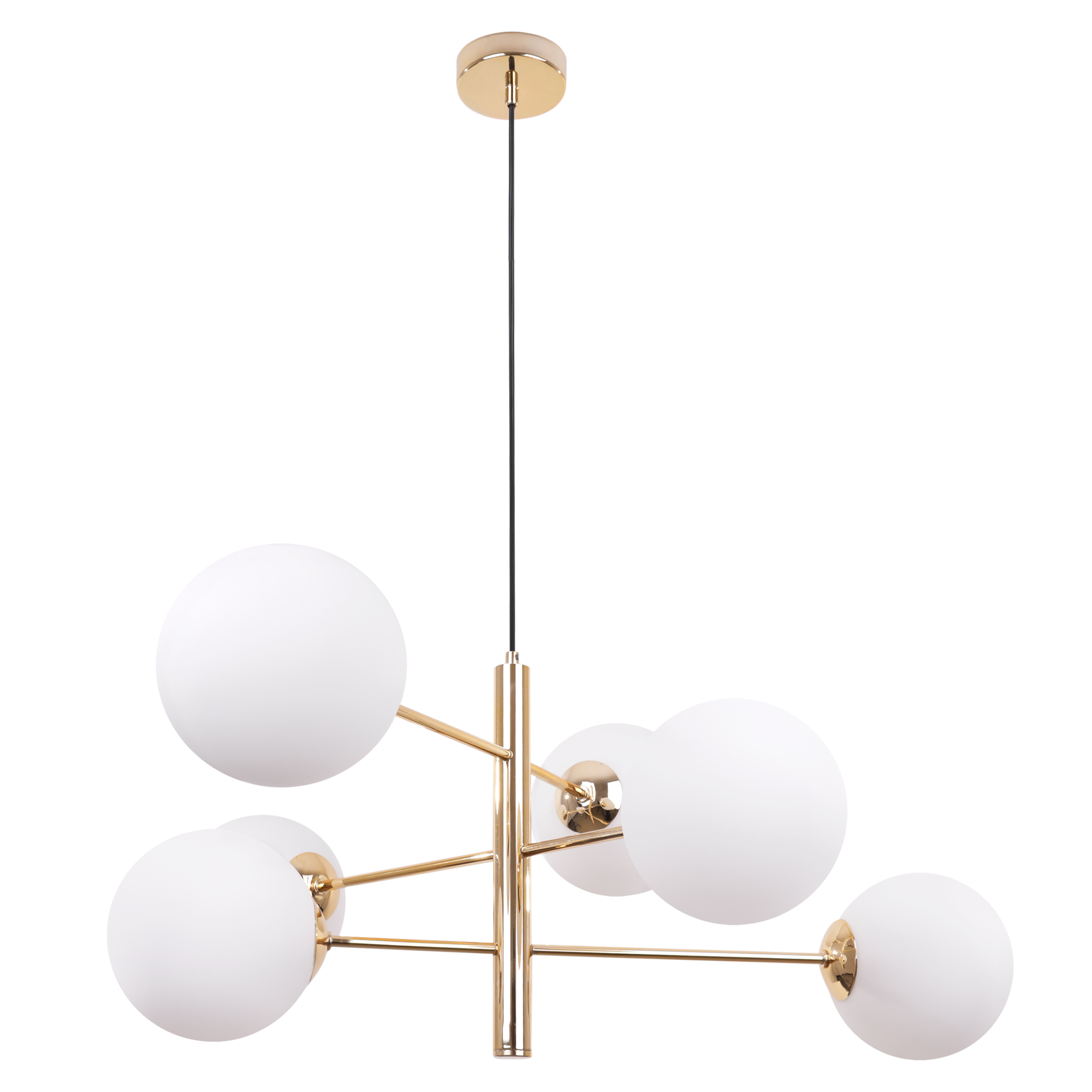 Lampa sufitowa wisząca Light Home LH Vicenza 6x E14 60W złoty