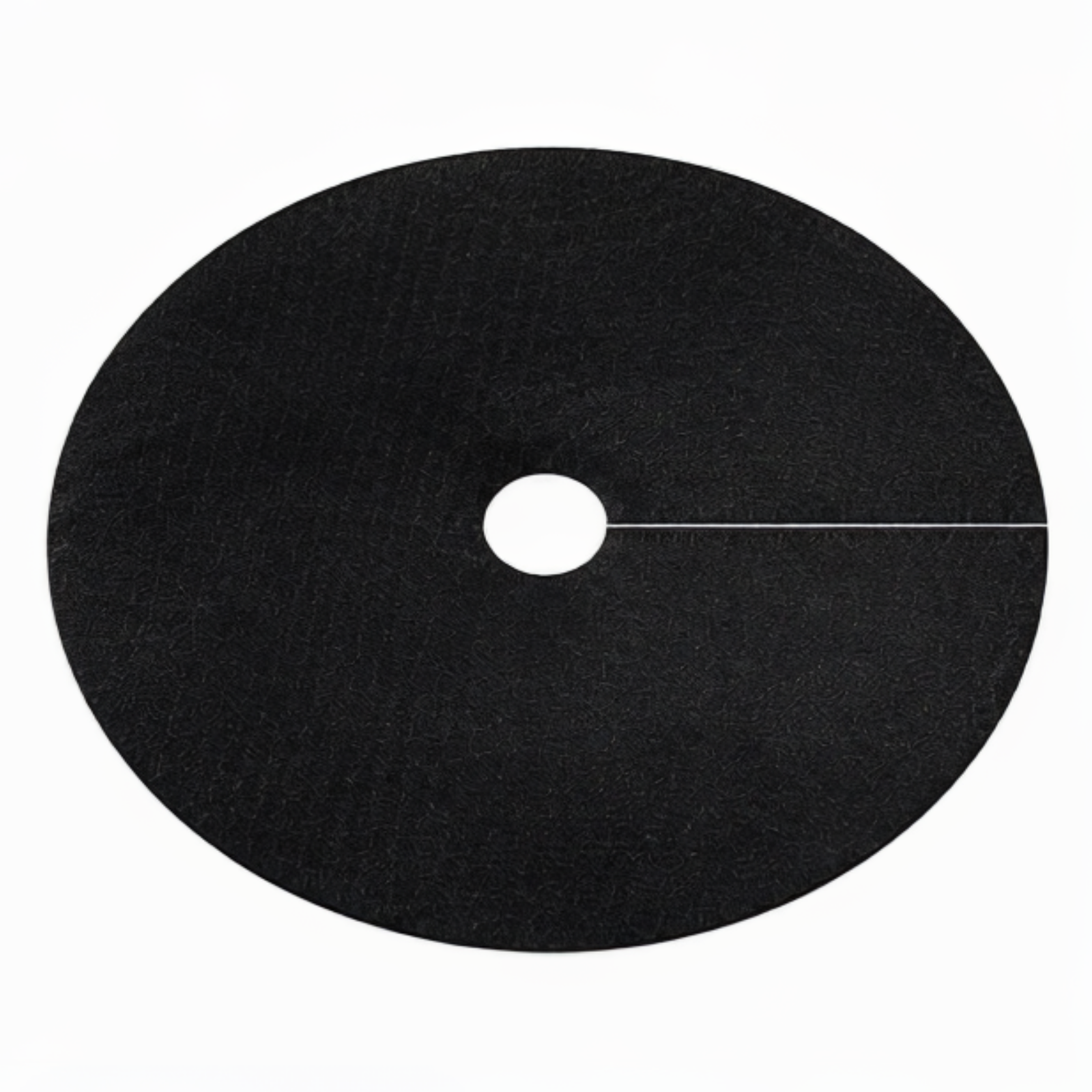 Root pierścień: 36 Inch czarny Non-Woven tkanina chwast bariera - oddychający wielokrotnego użytku Mulch pokrowiec do ogród rośliny