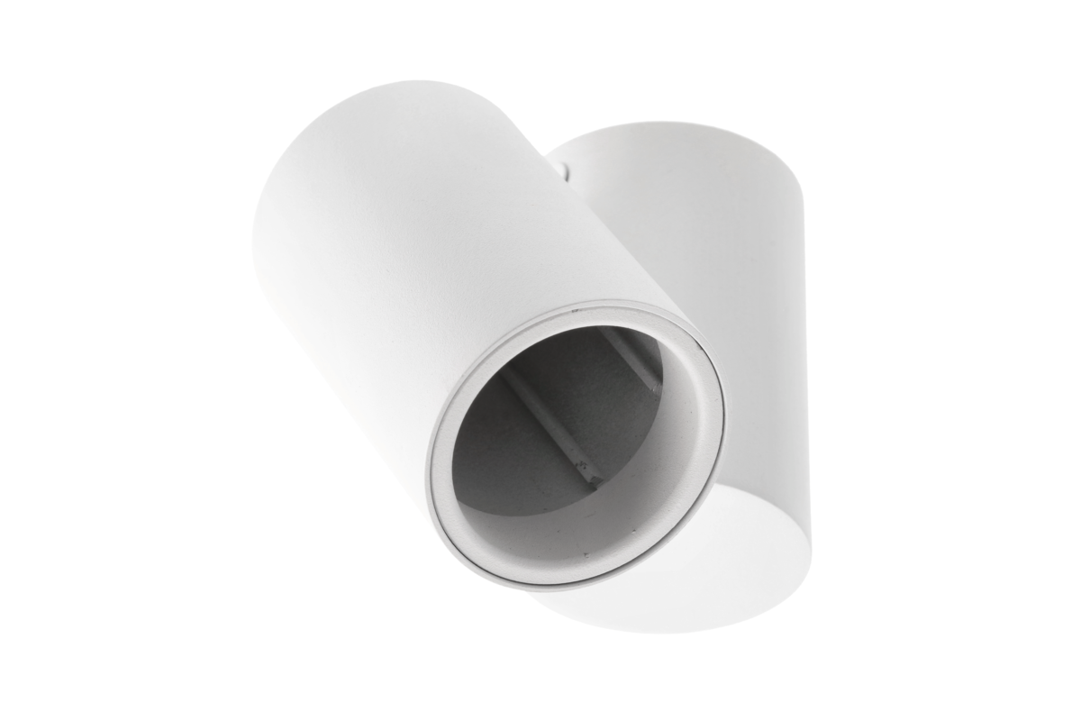 Oprawa sufitowa LUPO, GU10, max. 50W, AC220-240V, IP20, aluminium, 116x56x115 mm, okrągła, biały - GTV LIGHTING
