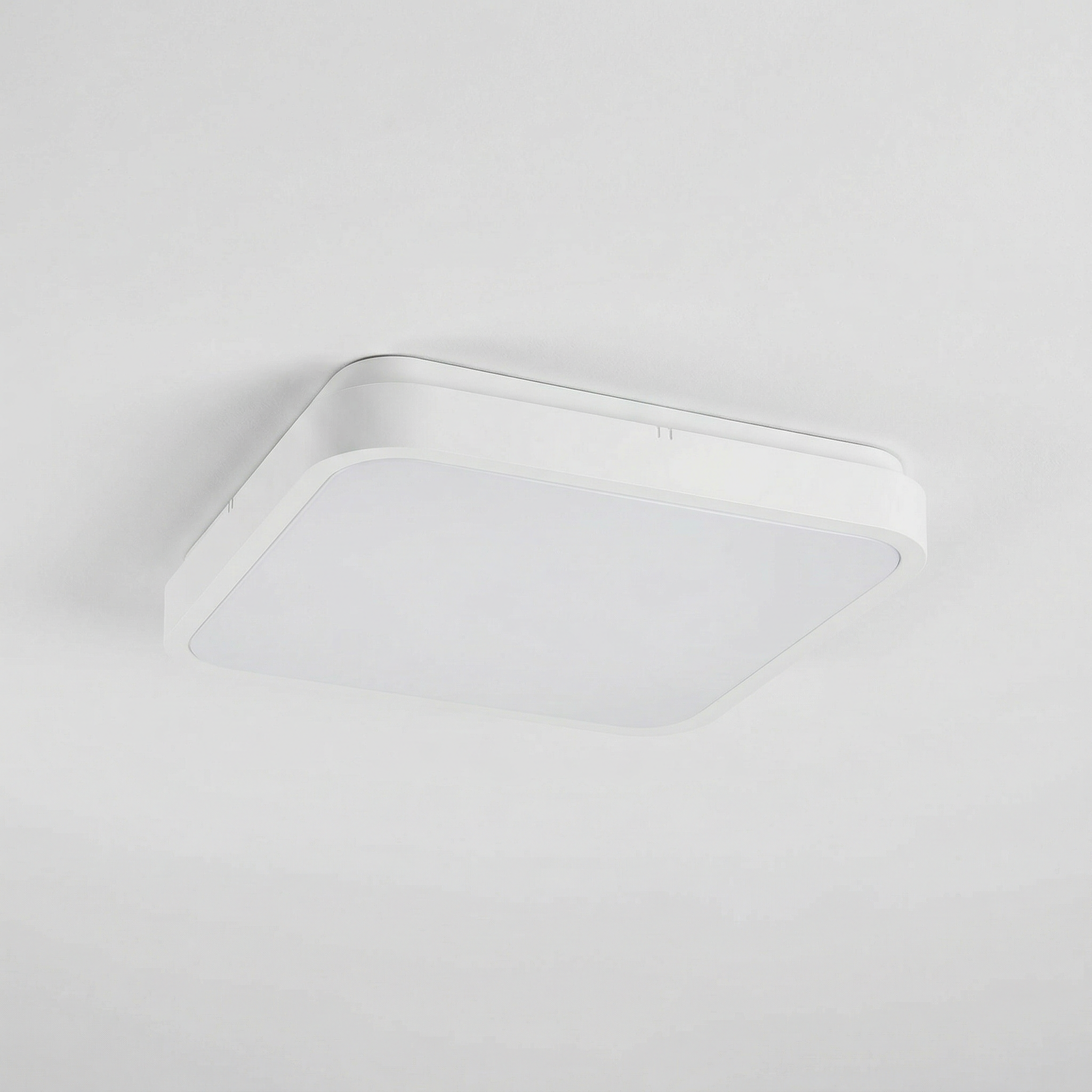 Plafon Alenzo kwadratowy biały LED 24W 3000/4000/6000K 1600lm wym: 6,5 x 29 cm IP44 tworzywo sztuczne Rabalux