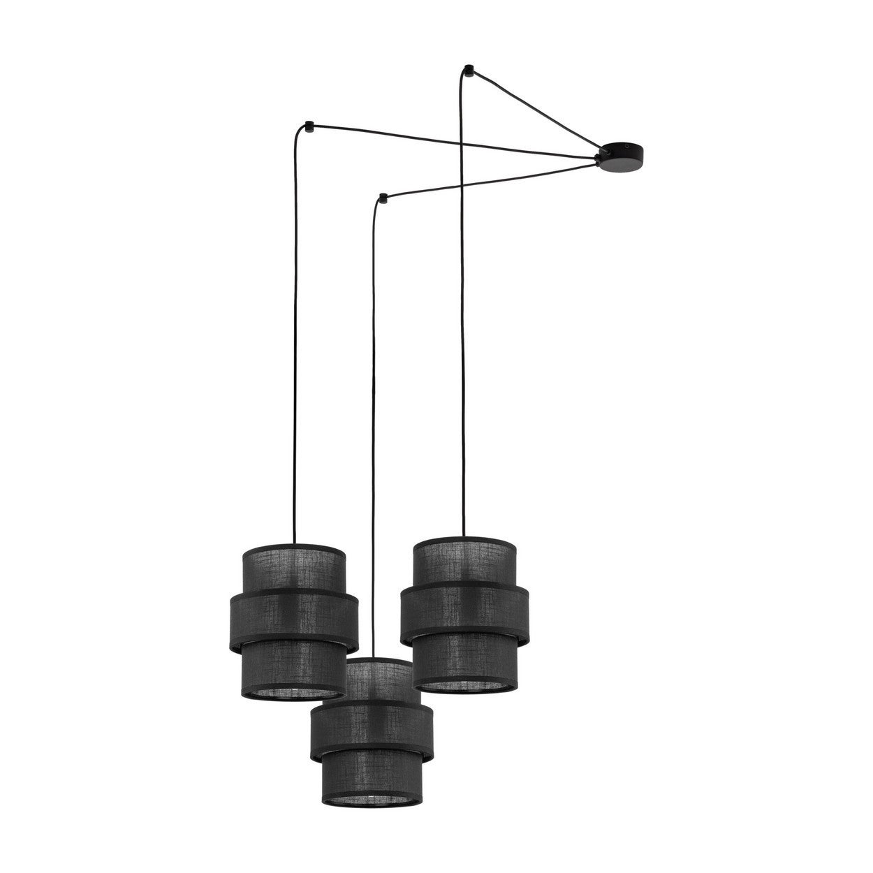 CALISTO BLACK LAMPA WISZĄCA 3