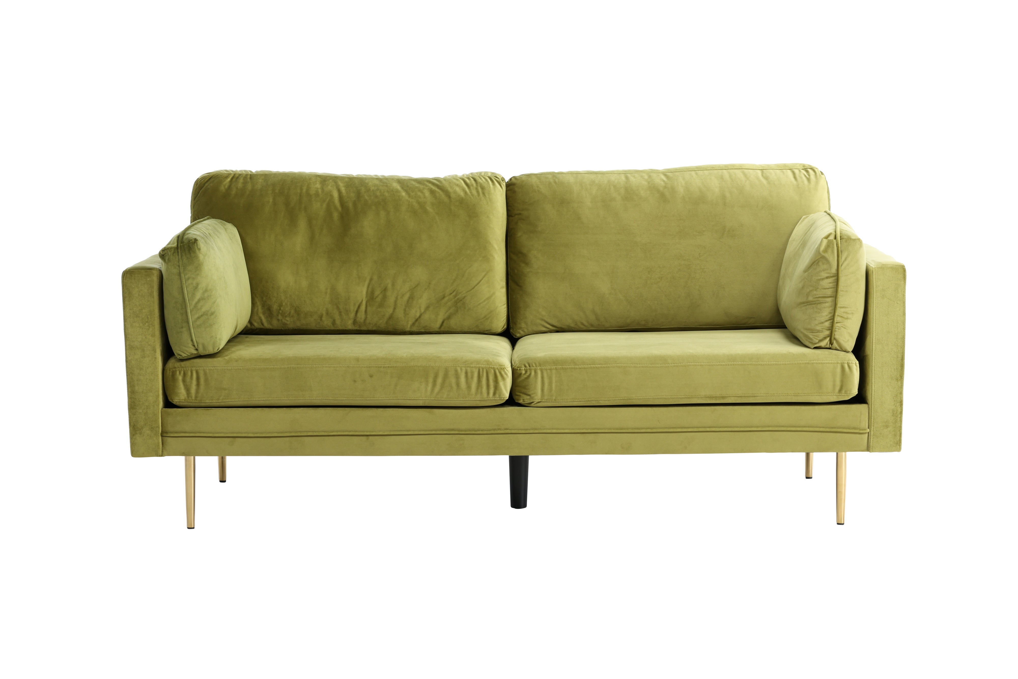 Boom sofa 3 osób welur szary.