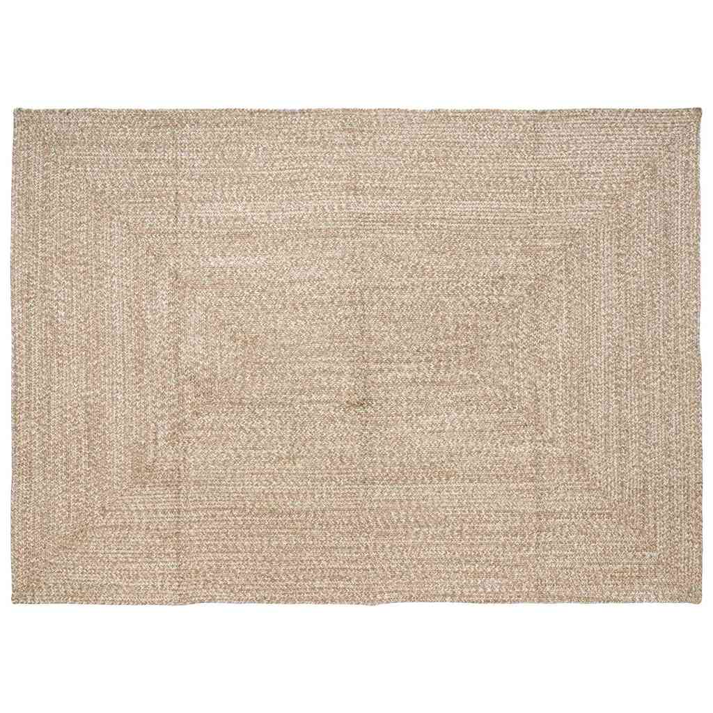 Dywany pokojowe Naturalne i białe 240 x 340 cm Juta