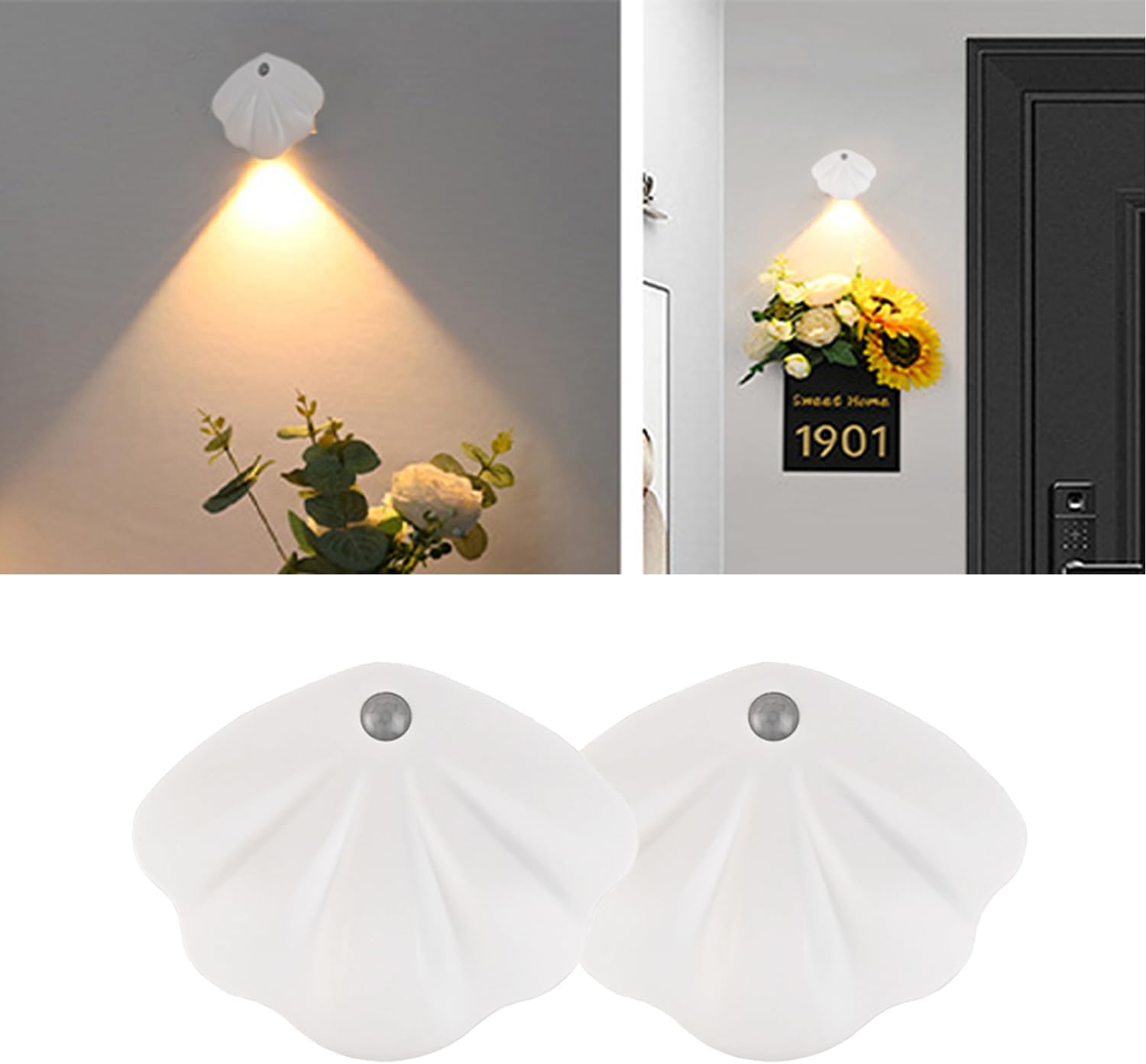 Lampka nocna z czujnikiem ruchu – akumulatorowa lampa wewnętrzna, 3 tryby oświetlenia