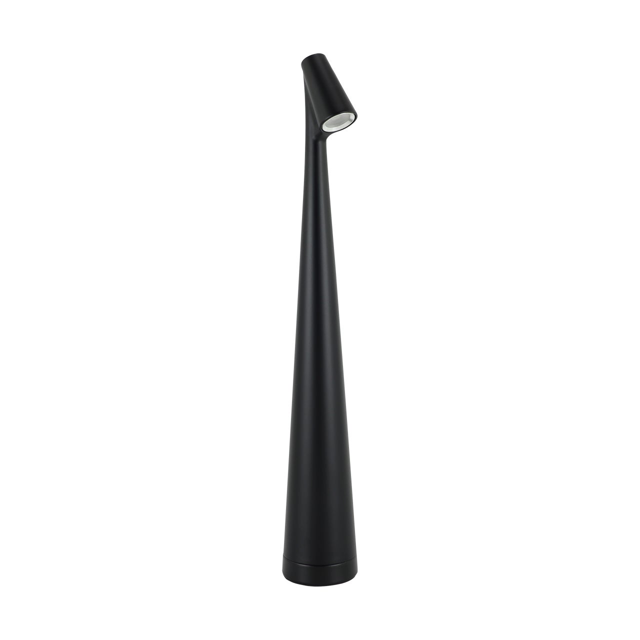 Lampa stołowa designerska czarna podłużna USB-C przenośna dotykowa LED 1W GROT Struhm