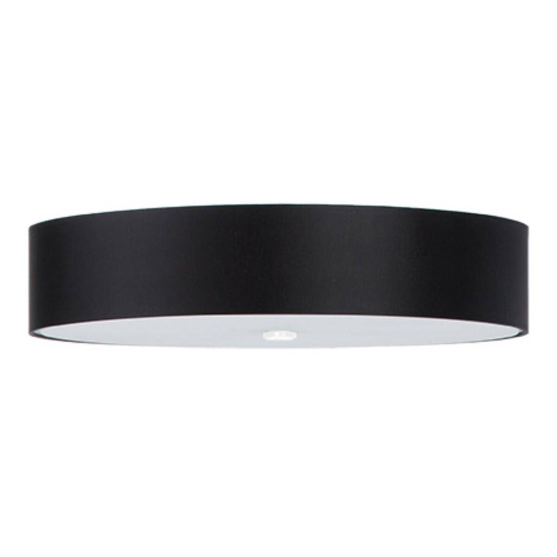 Plafon sufitowy okrągły nowoczesny czarny Ø60 SKALA 5xE27 15W SL.0810 Sollux Lighting