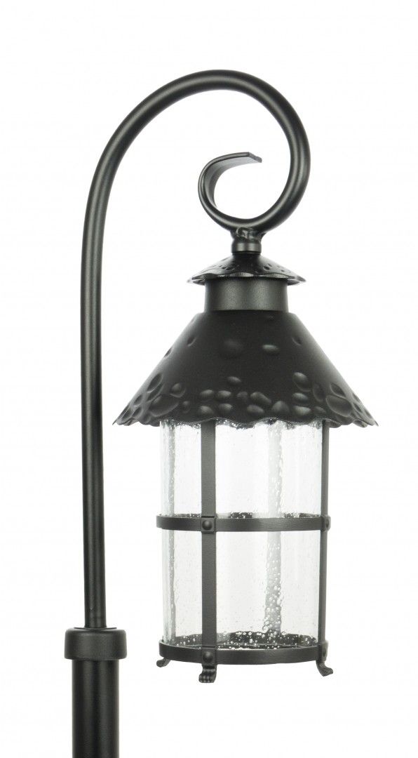 Lampa stojąca zewnętrzna retro 116 cm 1xE27 czarna IP23 SU-MA Toledo K 5002/2/R