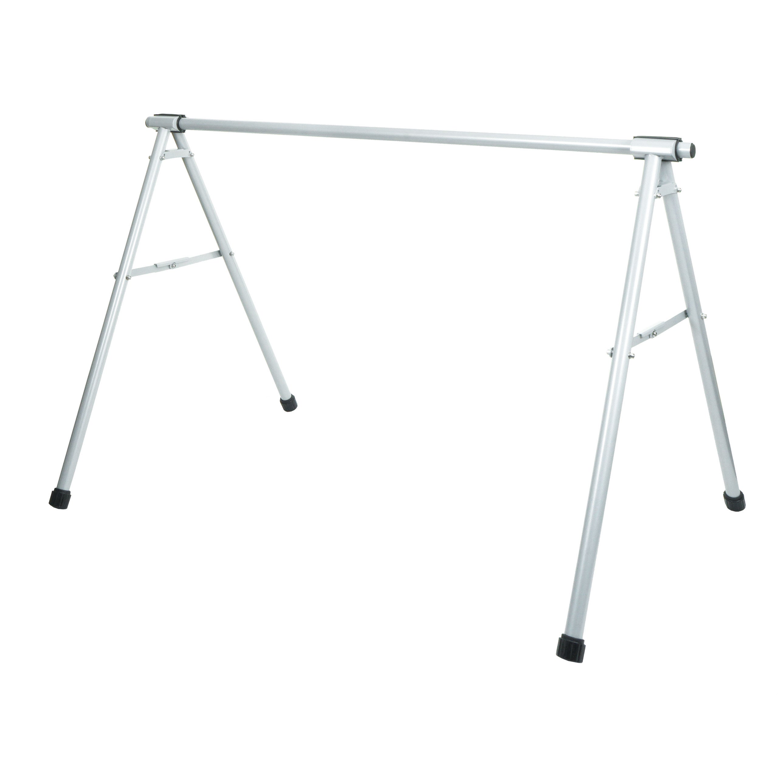 Stojak pod siodełko rowerowe HWC-K39, wspornik zawieszenia stojaka rowerowego, metalowy malowany proszkowo 114x170x114cm wysuwany ~ srebrny