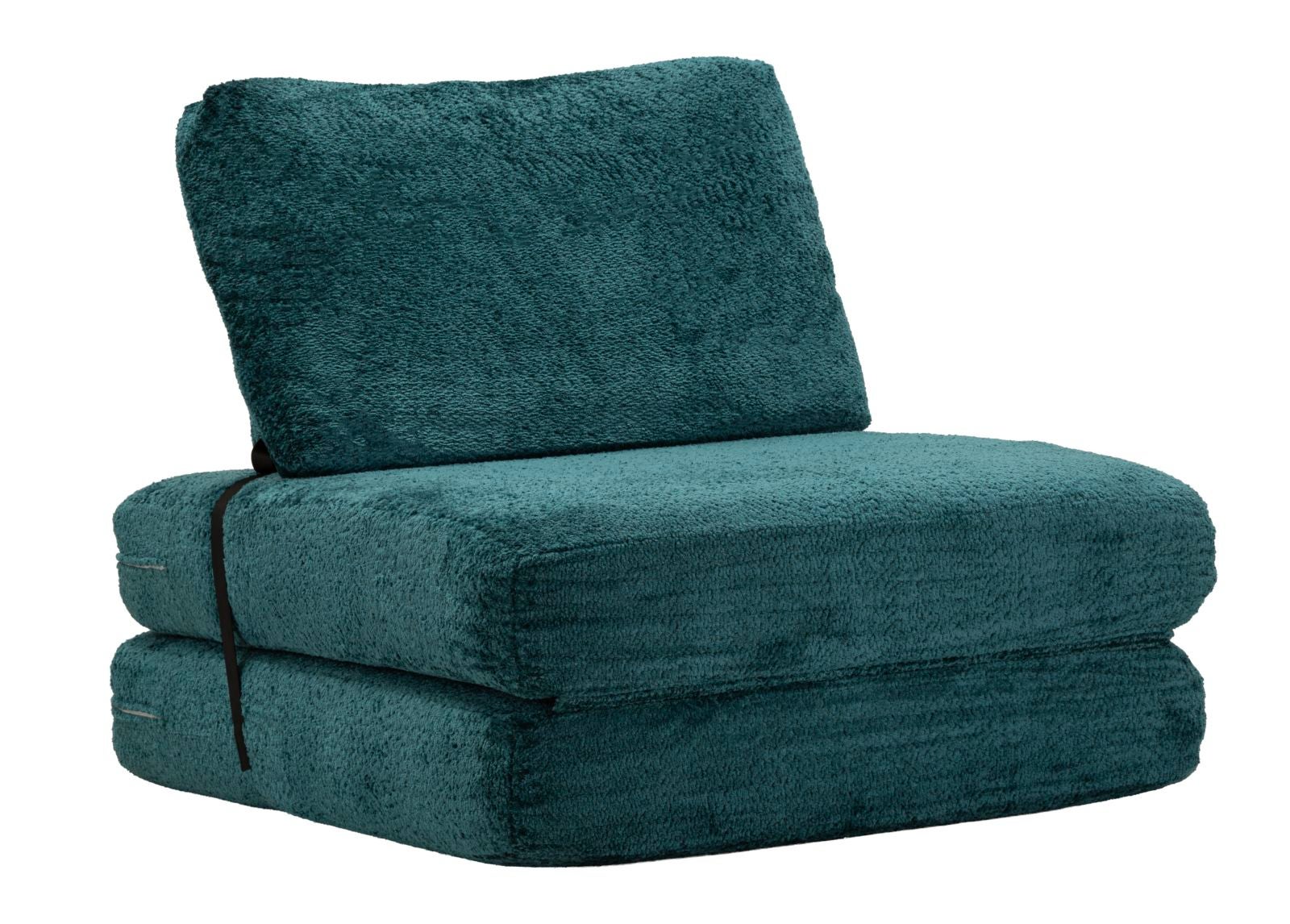 Sofa rozkładana Faster Petrolio – konstrukcja 2 w 1, która zmienia relaks w komfort, 80x100x80 cm – Nowoczesne meble