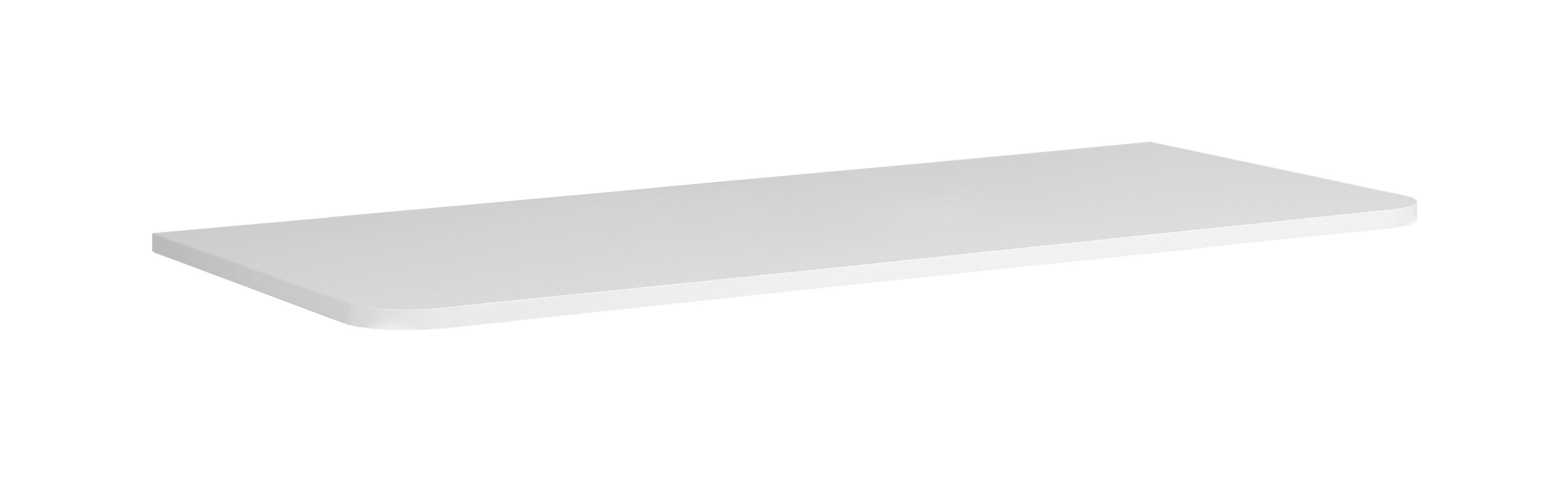 Blat Łazienkowy LINEA 100 cm Biały Laminowany Bez Otworów