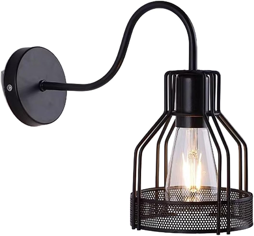 Ta lampa ścienna nawiązuje do amerykańskiego stylu retro industrialnego, dzięki czemu idealnie sprawdzi się w kawiarniach, korytarzach i innych podob